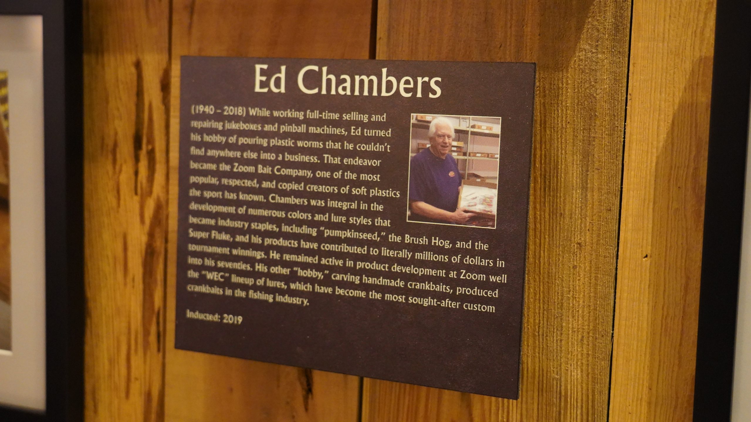 Ed Chambers - The Bass Fishing Hall Of Fame